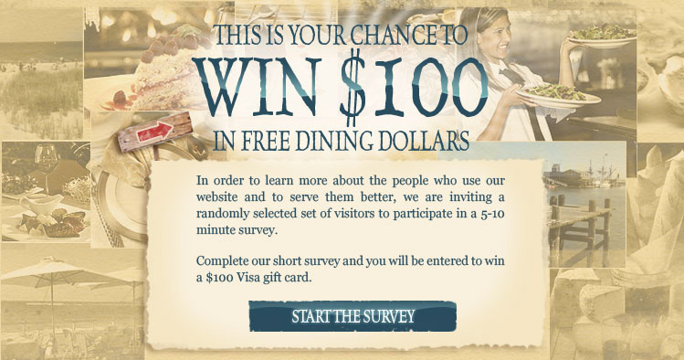 Take Our Survey - Enter to Win $100 in Dining Dollars